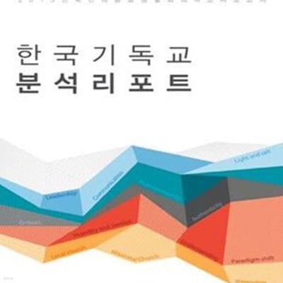 한국기독교 분석리포트 (2013 한국인의 종교생활과 의식조사 보고서)