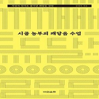 시골 농부의 깨달음 수업 (지성의 언어로 풀어낸 깨달음 선언)