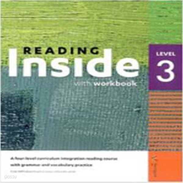 [중고샵] Reading Inside with workbook 리딩 인사이드 Level 3... Inside with workbook 리딩 인사이드 Level 3 (교사용) [***] - 예스24