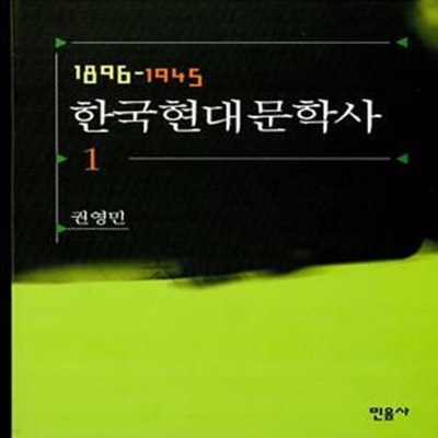 한국현대문학사 1 (1896-1945)