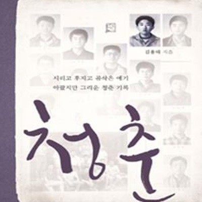 청춘 (김용태 리포트 4, 시리고 후지고 곰삭은 얘기 아팠지만 그리운 청춘 기록)