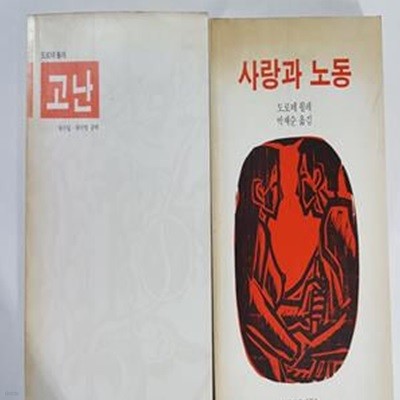 사랑과 노동 + 고난       /(두권/도로테 죌레/한국신학연구소/하단참조)