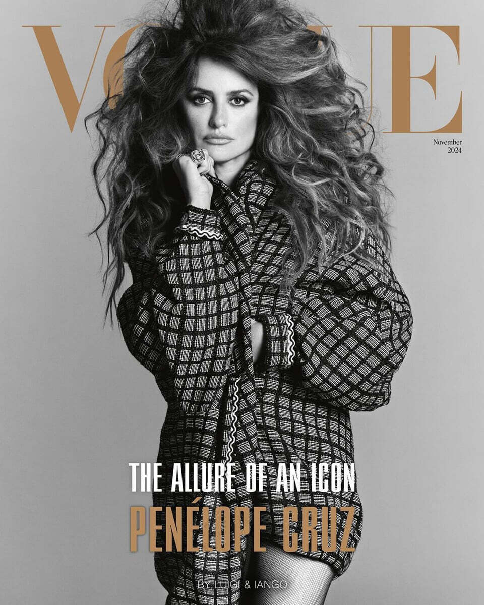 [A형] Vogue Hong Kong 보그 홍콩 2024년 11월호 페넬로페 크루즈 커버 / BTS 방탄소년단 진 화보, 인터뷰 수록