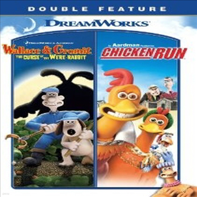 Wallace & Gromit: The Curse of the Were-Rabbit / Chicken Run ( ׷ι : Ŵ 䳢  / ġŲ )(ڵ1)(ѱ۹ڸ)(DVD)