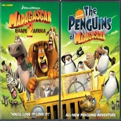 Madagascar: Escape 2 Africa/Nick Penguins (ٰī 2 / ٰī ϵ)(ڵ1)(ѱ۹ڸ)(DVD)