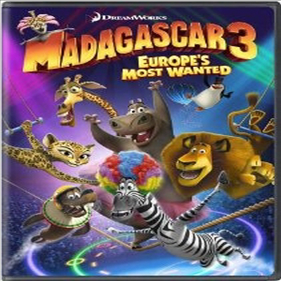 Madagascar 3: Europe's Most Wanted (ٰī3 : ̹ Ŀ!) (2012)(ڵ1)(ѱ۹ڸ)(DVD)