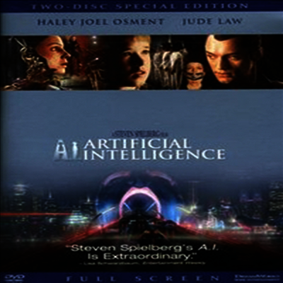 A.I. - Artificial Intelligence (에이 아이) (2001)(지역코드1)(한글무자막)(DVD)