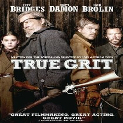 True Grit ( 극̺) (2010)(ڵ1)(ѱ۹ڸ)(DVD)