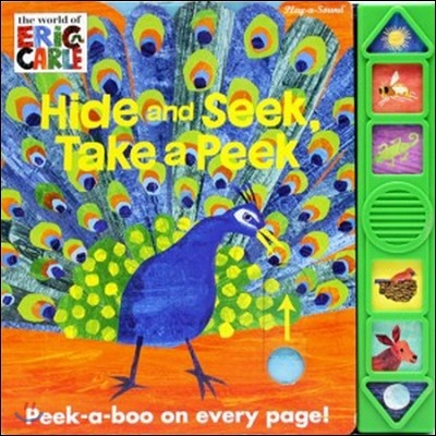Eric Carle : Hide and Seek, Take a Peek - 에릭칼 사운드북, 슬라이드북