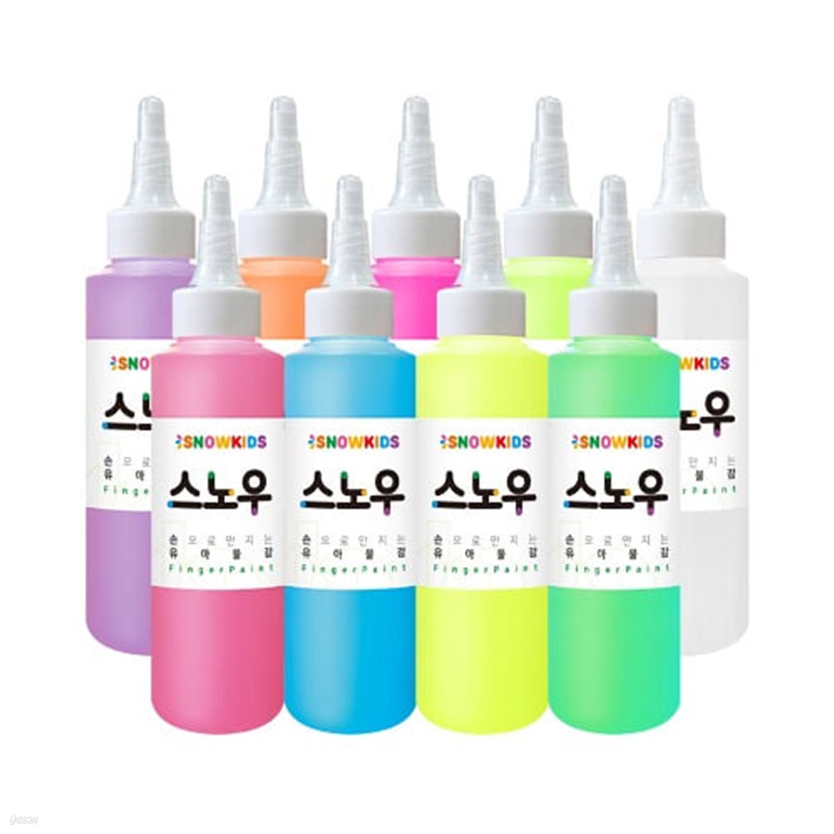 스노우키즈 그림물감 스핑 스노우물감 140ml 9색