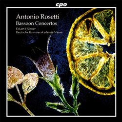 Eckart Hubner Ͽ Ƽ: ټ ְ 1 (Antonio Rosetti: Bassoon Concertos)