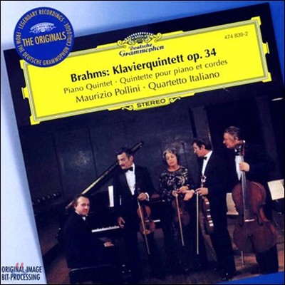 Maurizio Pollini / Quartetto Italiano  : ǾƳ  (Brahms : Piano Quintet op.34)