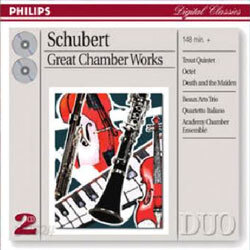 Schubert : Great Chamber Works : Beaux Arts TrioㆍQuartetto ItalianoㆍAcademy Chamber Ensemble