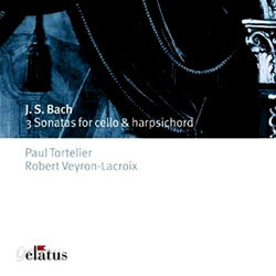 Bach : Sonata for Cello & Harpsichord : TortelierㆍVyron-Lacroix