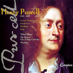 Purcell : Funeral Music for Queen MarySacred MusicDioclesianSongs