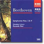 Beethoven : Symphony No.2 & No.4 : Riccardo Muti