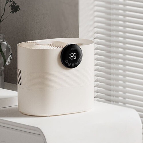 [소싱] 클라우드 자연기화식 UV 살균 가습기 5리터 (스마트 음성제어/습도감지/리소자임필터)