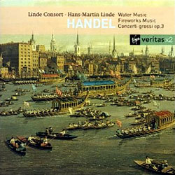 Handel : Water MusicConcerti Grossi op.3 : Linde Consort