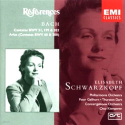 Bach : CantatasArias : SchwarzkopfKlemperer