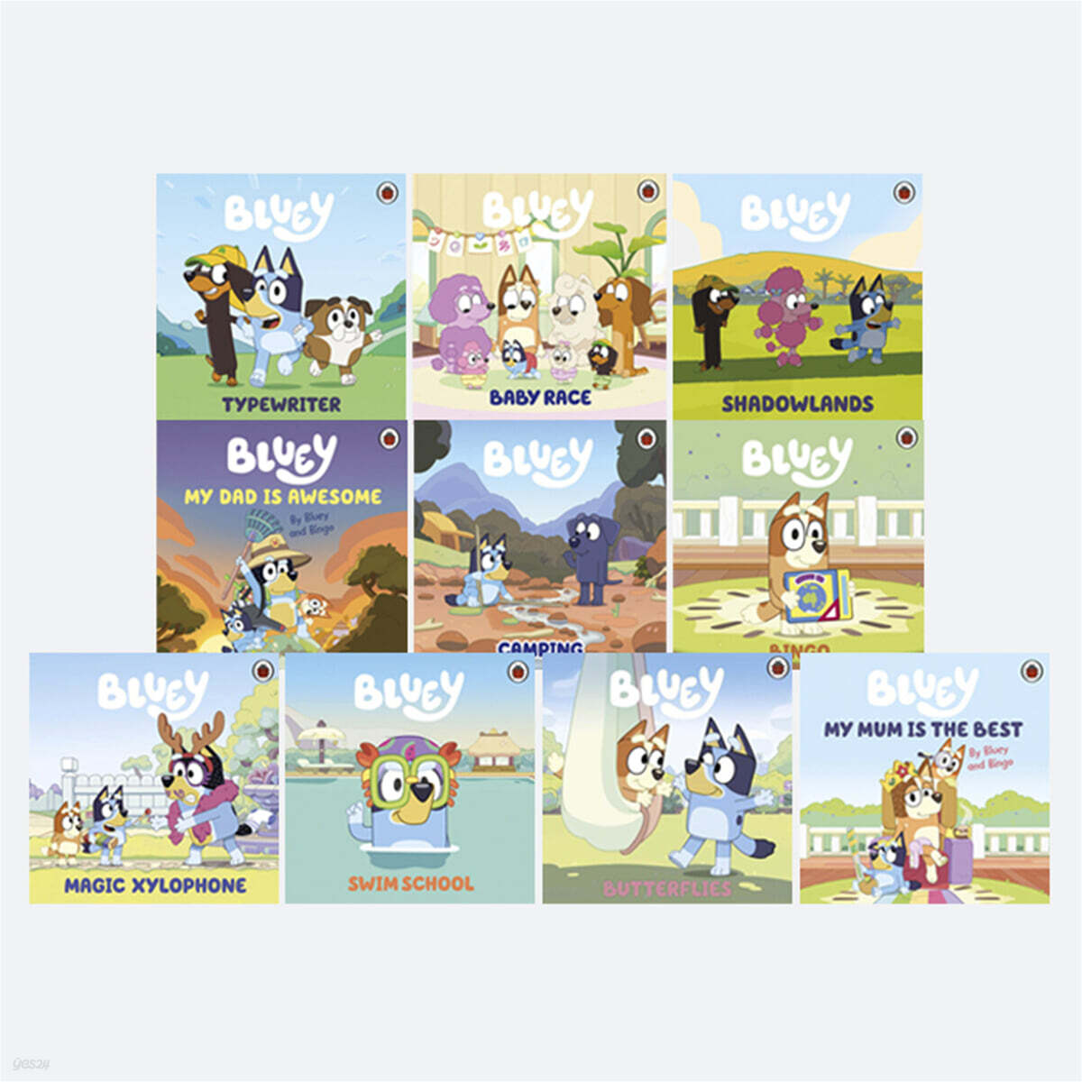 Bluey 페이퍼백 10종 세트