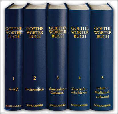 Goethe Worterbuch, Band 2, Leinen: B - Einweisen
