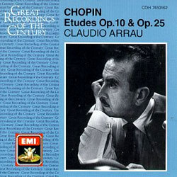 Chopin : Etudes : Arrau