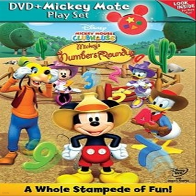 Mickey Mouse Clubhouse: Mickey's Numbers Roundup - DVD with Mickey Mote (Ű콺 ŬϿ콺)