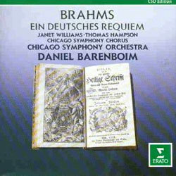 Brahms : Ein Deutsches Requiem op.45 : Chicago Symphony OrchestraBarenboim