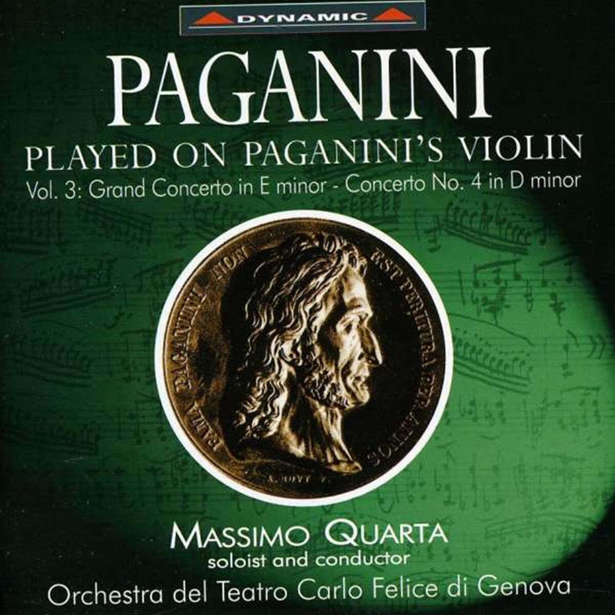 Massimo Quarta 파가니니: 대협주곡, 바이올린 협주곡 4번 (Paganini: Grand Concerto in E minor, Concerto No.4 in D minor)