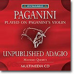 Paganini : Unpublished Adagio : Massimo Quarta
