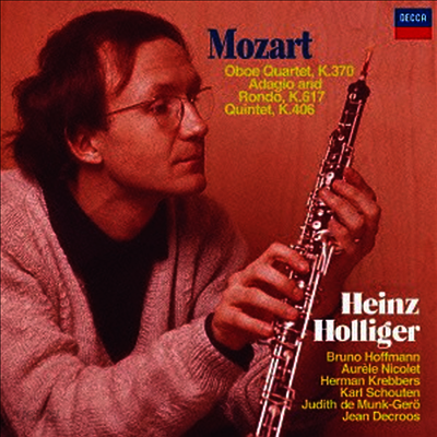 모차르트: 오보에 사중주, 오보에 오중주, 아다지오와 론도 (Mozart: Oboe Quartet. Oboe Quintet, Adagio & Rondo) (SHM-CD)(일본반) - Heinz Holliger