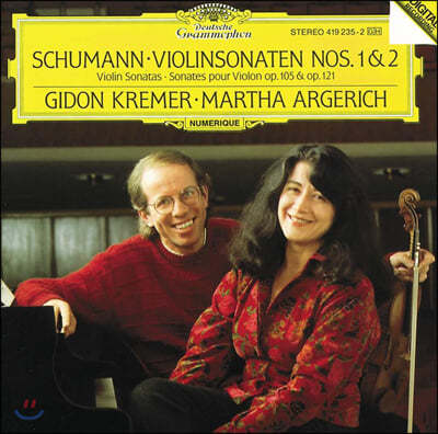 Gidon Kremer : ̿ø ҳŸ 1, 2 (Schumann: Violin Sonata Op. 105, 121)
