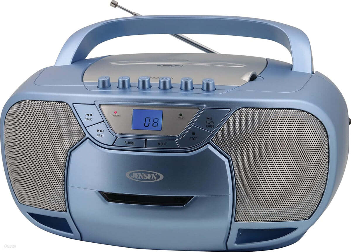 CD & 카세트 플레이어 (Jensen CD590BL Bluetooth Boombox CD Cassette Recorder AM/FM)