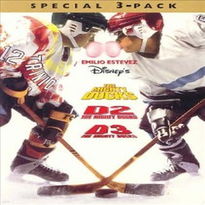 The Mighty Ducks Three-Pack : The Mighty Ducks / D2: The Mighty Ducks / D3: The Mighty Ducks (Ƽ  1.2.3)(ڵ1)(ѱ۹ڸ)(DVD)