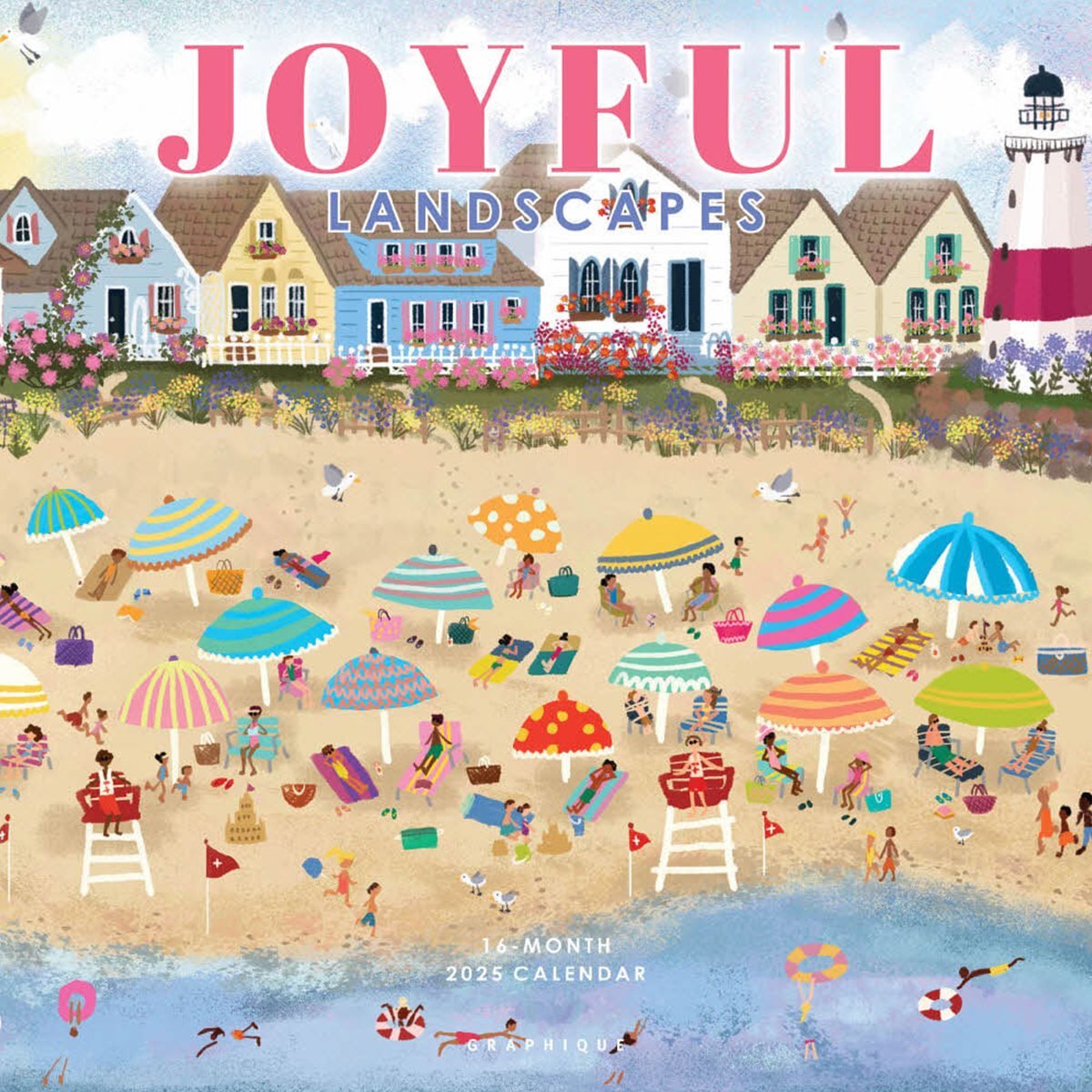 2025 벽걸이캘린더 Joyful Landscapes