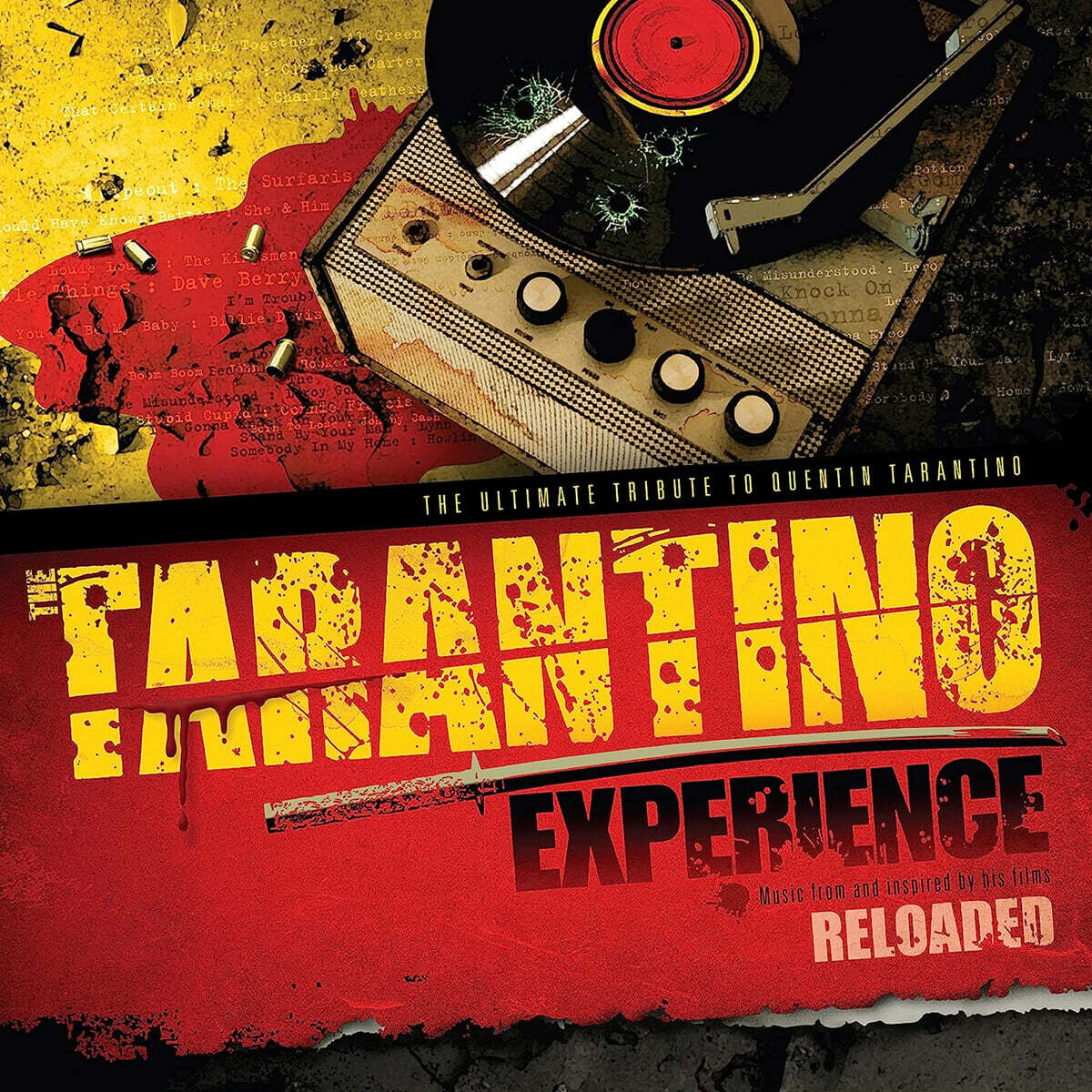 쿠엔틴 타란티노 영화음악 모음집 (Tarantino Experience - Reloaded) [옐로우 & 레드 컬러 2LP]