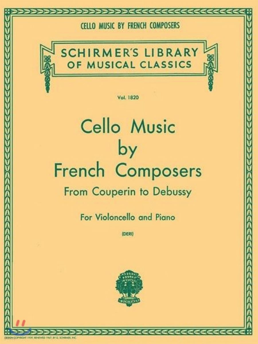 Cello Music by French Composers