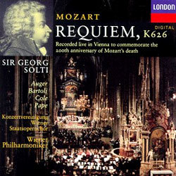 Georg Solti Ʈ :  (Mozart: Requiem in D minor, K626)