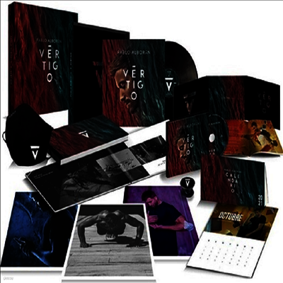 Pablo Alboran — Vertigo (Photobook, 2021 Calendar, Photos & Mask) 앨범 커버