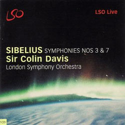 Sibelius : Symphony No.3 & 7 : Sir Colin Davis