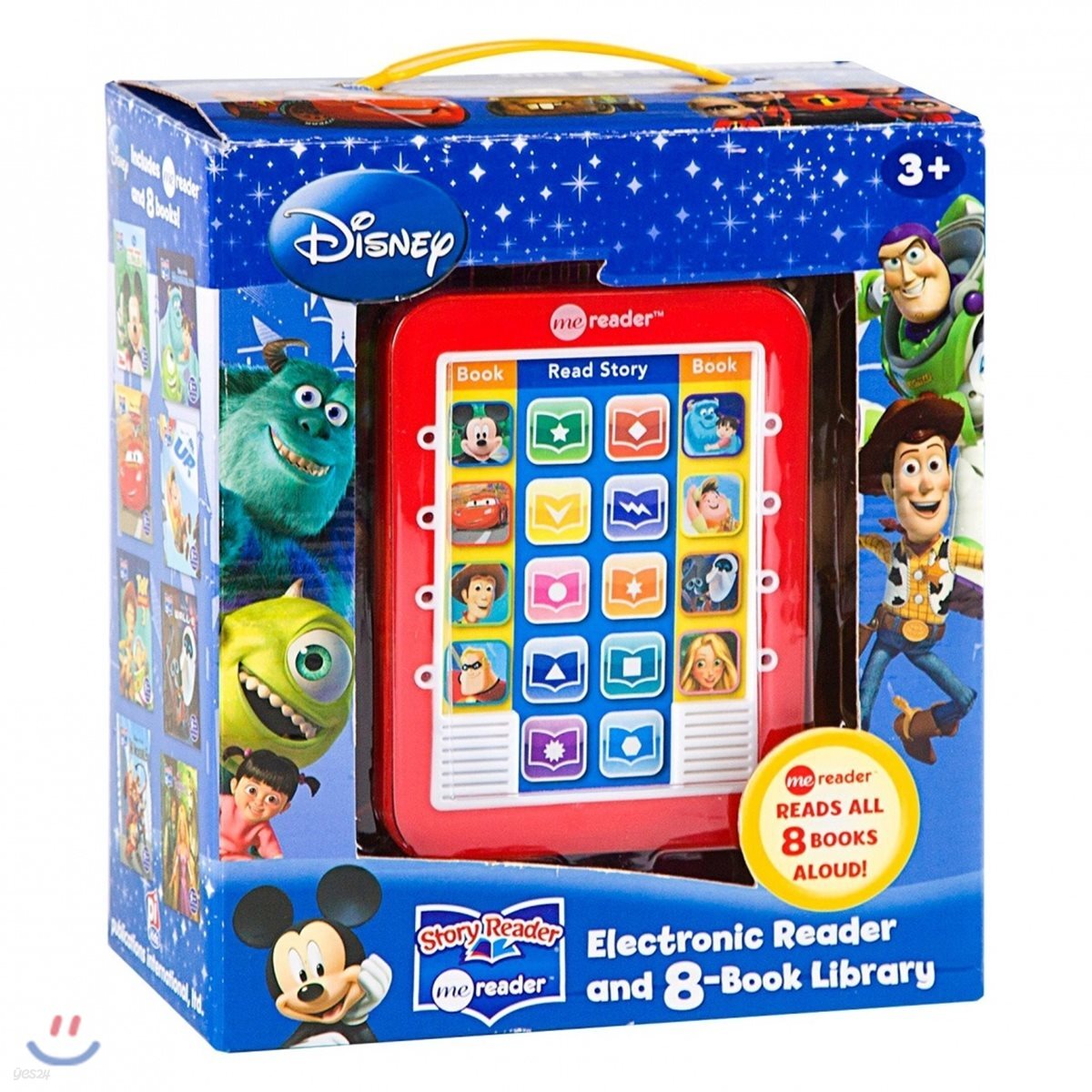 Me Reader & 8 books Library : Disney Modern 디즈니 모던 미리더 사운드북 (카, 토이스토리, 몬스터 대학, UP, 월E, 라푼젤, 미키 마우스)