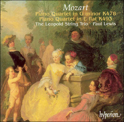 Paul Lewis / Leopold String Trio Ʈ: ǾƳ  -  ̽,   (Mozart: Piano Quartets K478, K493)