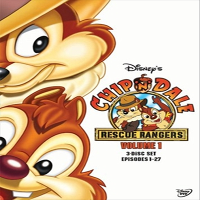 Chip 'n Dale Rescue Rangers - Volume 1 (Ĩ   1)(ڵ1)(ѱ۹ڸ)(DVD)