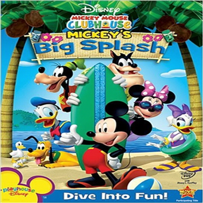 Mickey Mouse Clubhouse: Mickey's Big Splash (Ű콺 Ŭ : Ű  ÷)(ڵ1)(ѱ۹ڸ)(DVD)