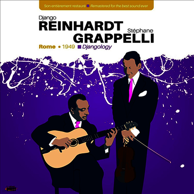 Django Reinhardt & Stephane Grappelli — Djangology - Rome 1949 앨범 커버