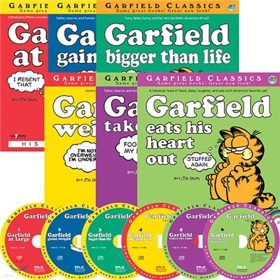 [Garfield Classics] 가필드 영어 만화 챕터북 6종세트 (Paperback+CD)