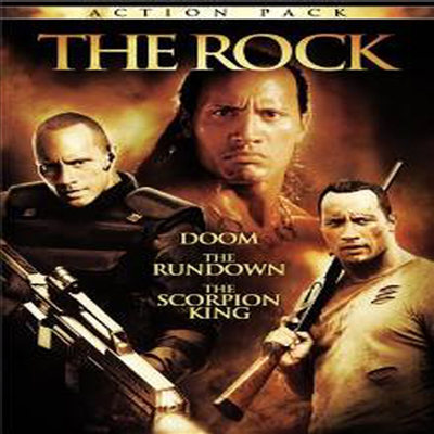 The Rock Action Pack - Doom, The Rundown & The Scorpion King) (,     & ǿ ŷ) (2002)(ڵ1)(ѱ۹ڸ)(3DVD)