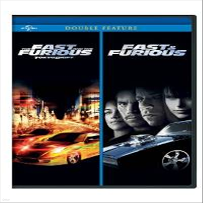 The Fast and the Furious - Tokyo Drift & Fast & Furious (г  -  帮Ʈ & г ) (2006, 2009)(ڵ1)(ѱ۹ڸ)(DVD)