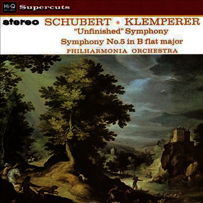 Otto Klemperer — 슈베르트: 교향곡 5번 & 8번 '미완성' (Schubert: Symphonies Nos5 & 8 'Unfinished') - Otto Klemperer 앨범 커버