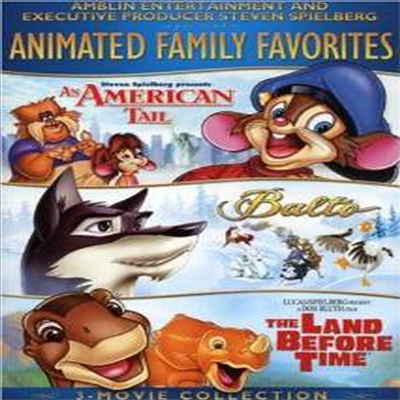 An American Tale, Balto & The Land Before TIme (Ƹ޸ī ,  & ô) (1986)(ڵ1)(ѱ۹ڸ)(2DVD)